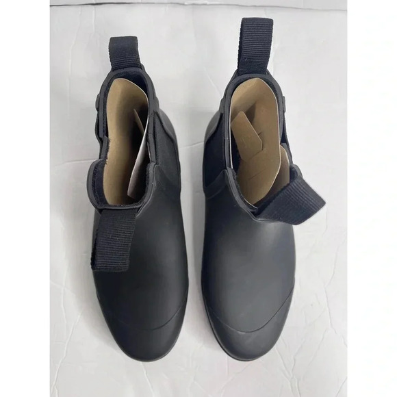 Everlane The Rainboot Women’s Size 5‎ Black Ankle Pull on Tab Bootie - Picture 8 of 11